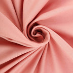 2 Pack Dusty Rose Scuba Polyester Event Curtain Drapes, Durable Flame Resistant Backdrop Event Panels Wrinkle Free with Rod Pockets - 10ftx10ft