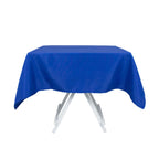Premium Polyester 54"x54" Square Tablecloth Royal Blue - Stain and Wrinkle-Resistant 220GSM Table Cover
