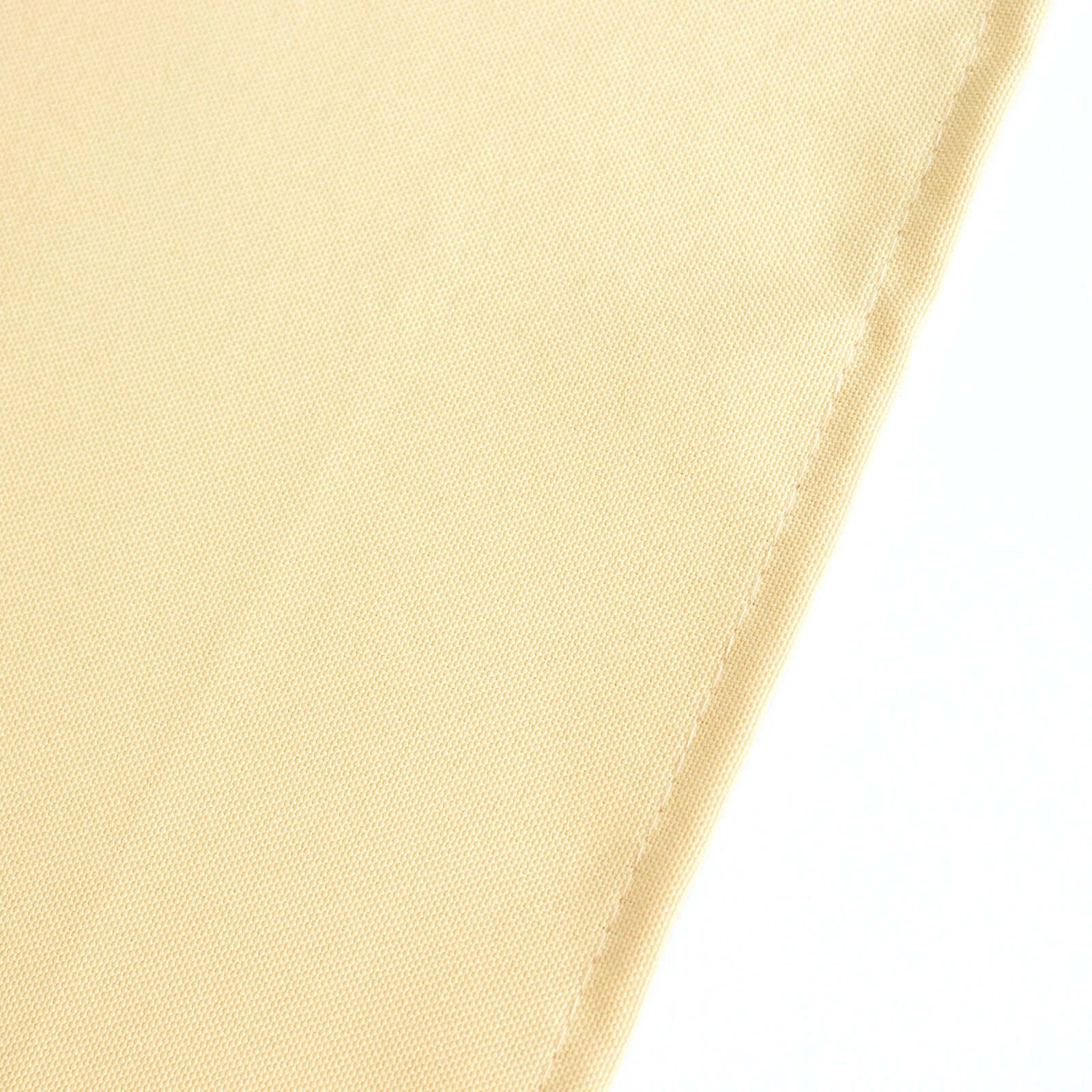 Premium Polyester Square Tablecloth 70"x70" Champagne 220GSM Wrinkle-Resistant Table Cover