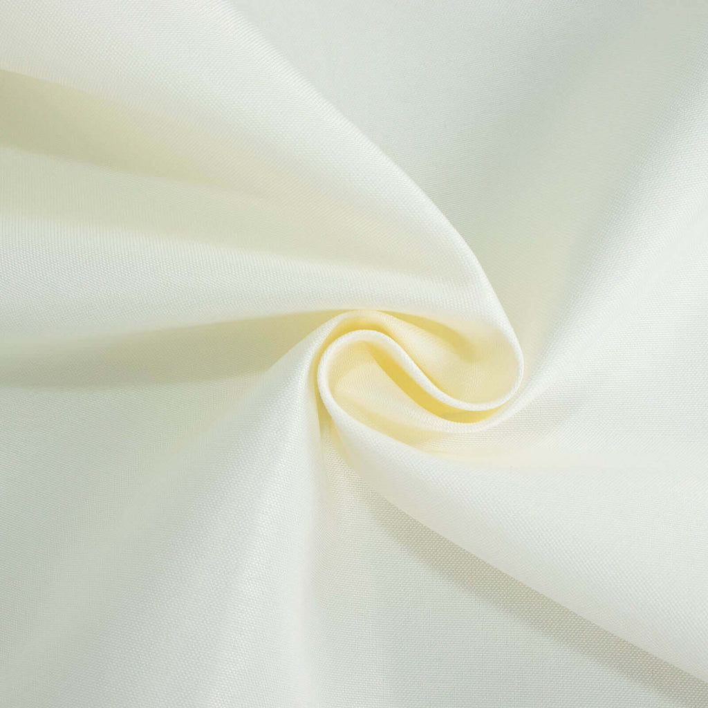 5 Pack Premium Polyester 20"x20" Napkins Ivory - Wrinkle-Resistant & Durable Dinner Napkins