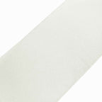Polyester 12"x108" Table Runner Ivory - Durable & Wrinkle-Resistant Table Decor
