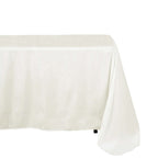 Polyester 72"x120" Rectangle Tablecloth Ivory - Durable and Stylish Table Cover