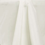 Premium Polyester 90"x156" Rectangle Tablecloth Ivory - Seamless 220GSM Stain-Resistant Table Cover
