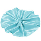 5 Pack Satin 20"x20" Napkins Light Blue - Luxurious Shine & Smooth Dinner Napkins