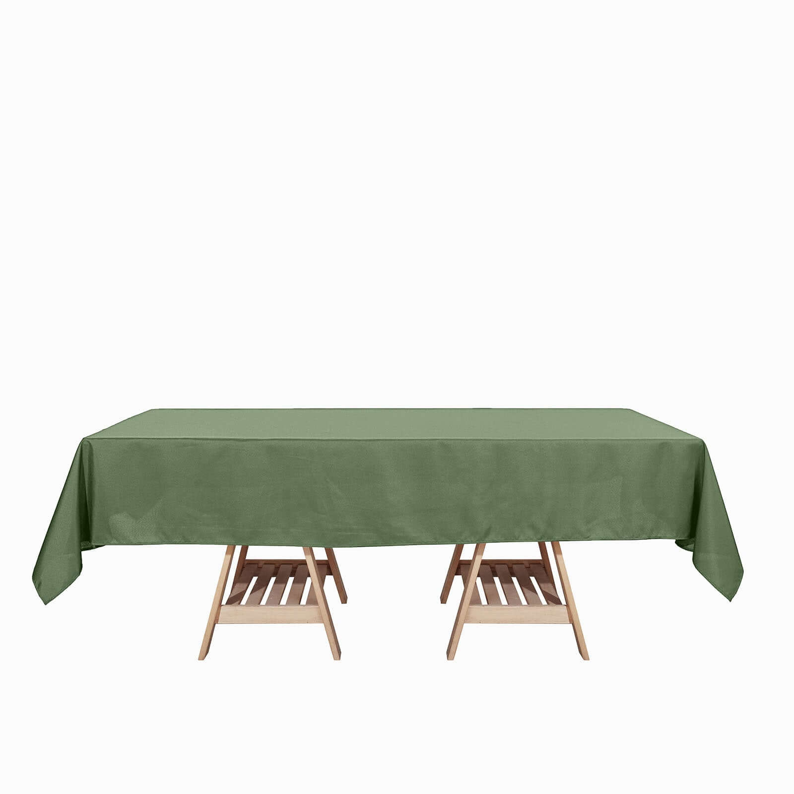 Polyester 60"x102" Rectangle Tablecloth Olive Green - Durable and Stylish Table Cover