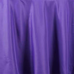 Polyester 108" Round Tablecloth Purple - Wrinkle-Resistant Table Cover