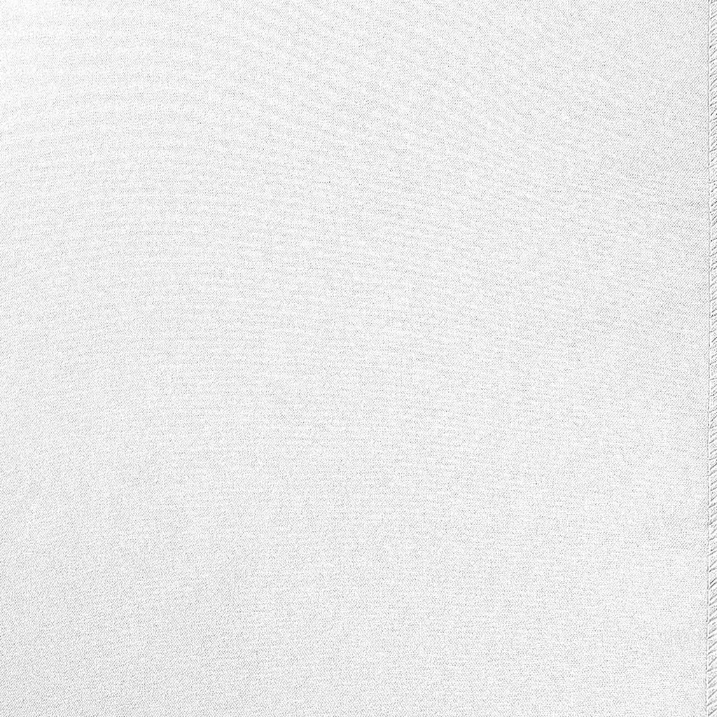 Polyester 12"x108" Table Runner White - Durable & Wrinkle-Resistant Table Decor for All Occasions