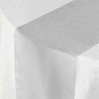 Polyester 12"x108" Table Runner Silver - Durable & Wrinkle-Resistant Table Decor