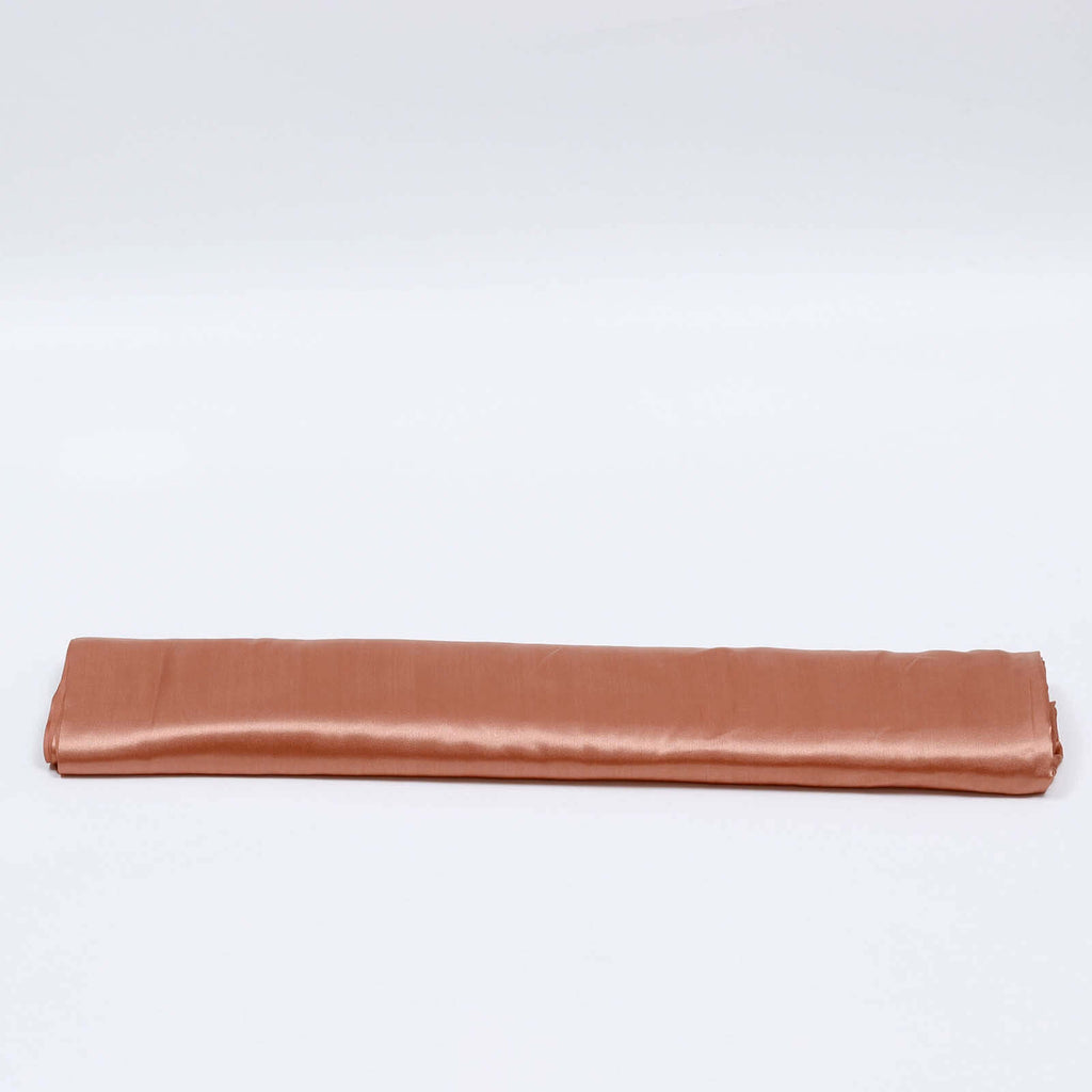10 Yards 54" Terracotta (Rust) Satin Fabric Bolt