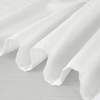 100% Cotton 90"x90" Table Overlay Square Tablecloth White Linen - Sophisticated, Soft & Breathable Fabric Table Cover