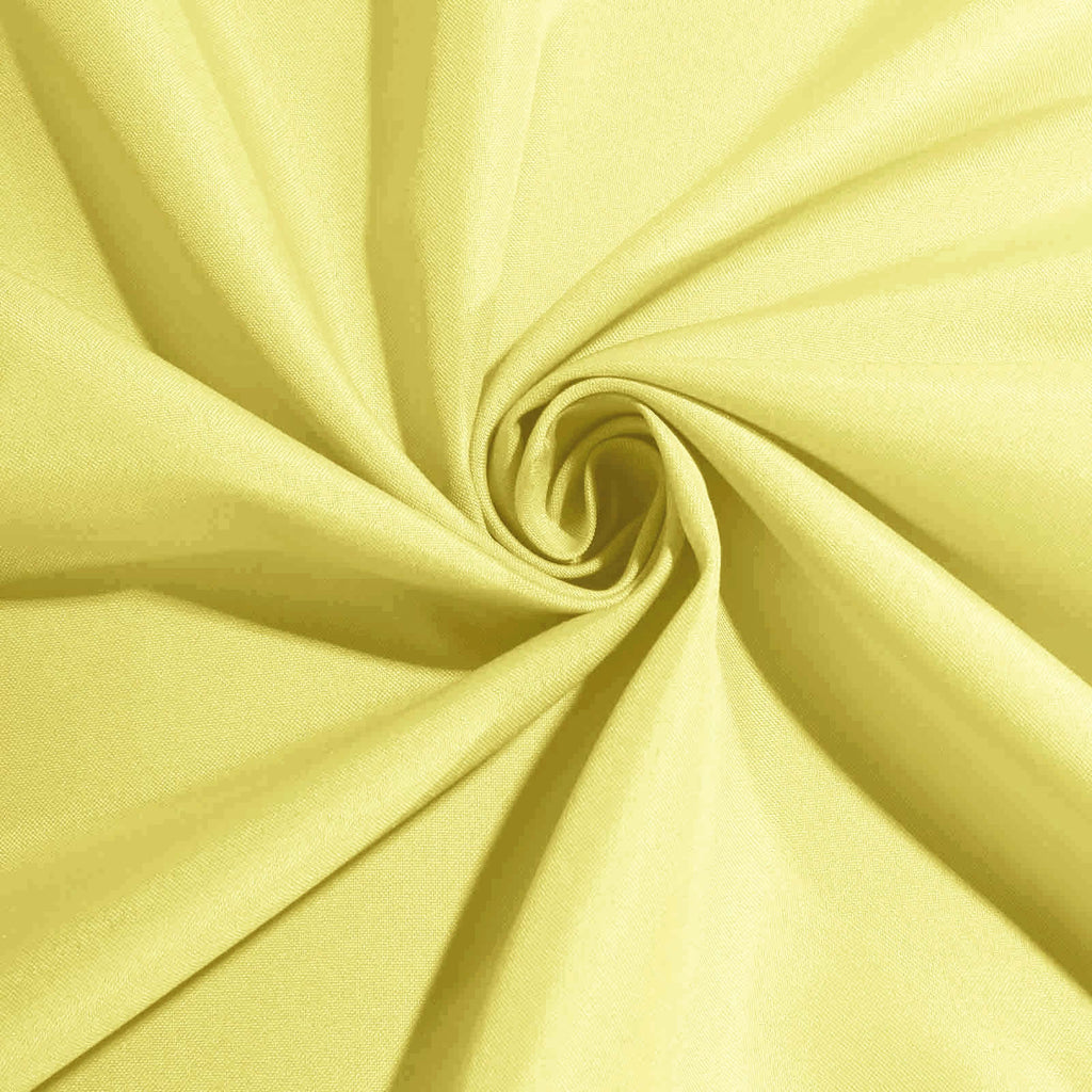 5 Pack Polyester 20"x20" Napkins Yellow - Wrinkle Resistant & Easy Care Cloth Napkins