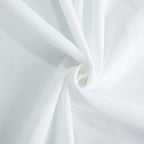 Premium Polyester 60"x126" Rectangle Tablecloth White - Stain-Resistant 220GSM Finish for Special Events