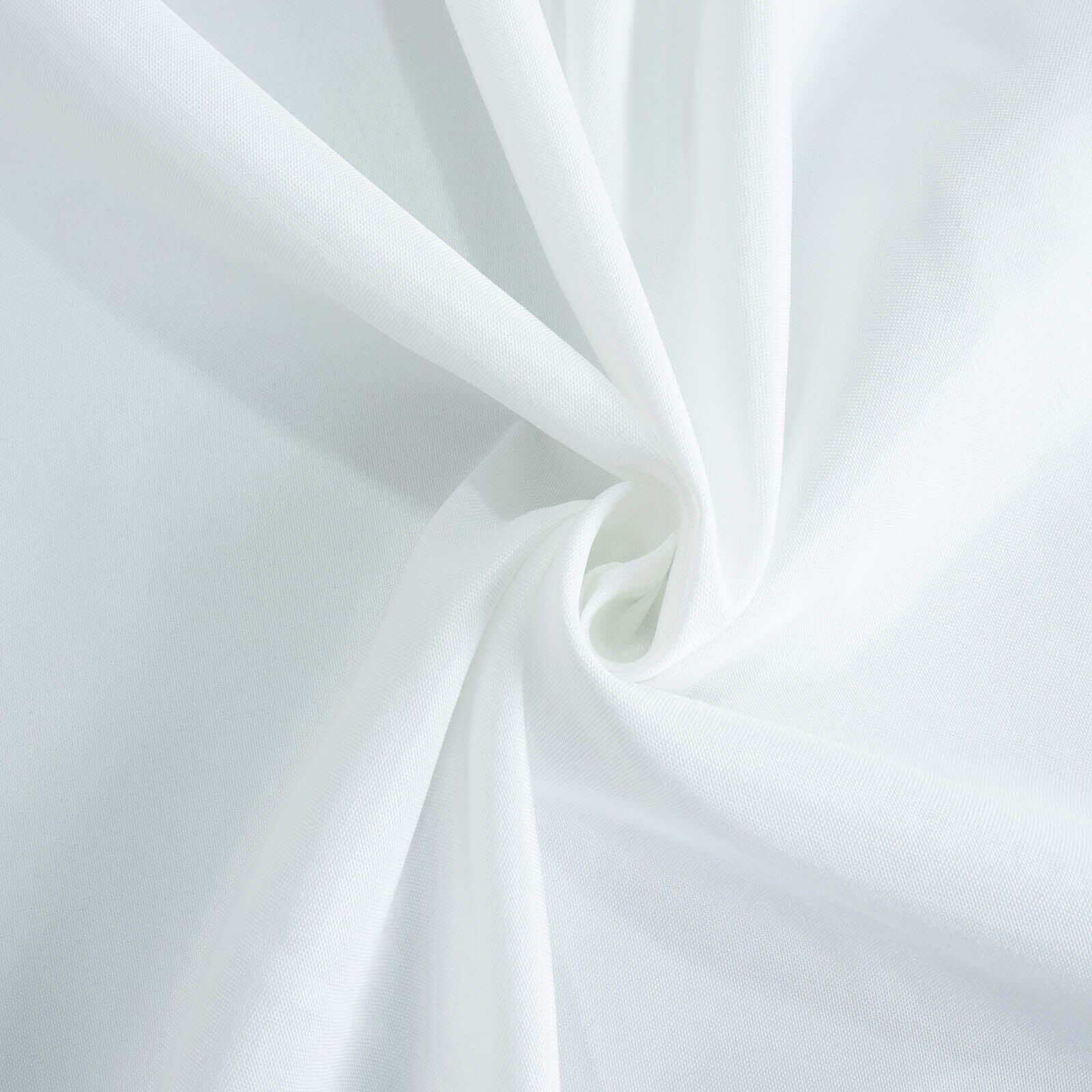 Premium Polyester 60"x126" Rectangle Tablecloth White - Stain-Resistant 220GSM Finish for Special Events