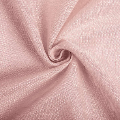 5 Pack Faux Linen 20"x20" Napkins Blush - Slubby Textured & Wrinkle Resistant Cloth Napkins