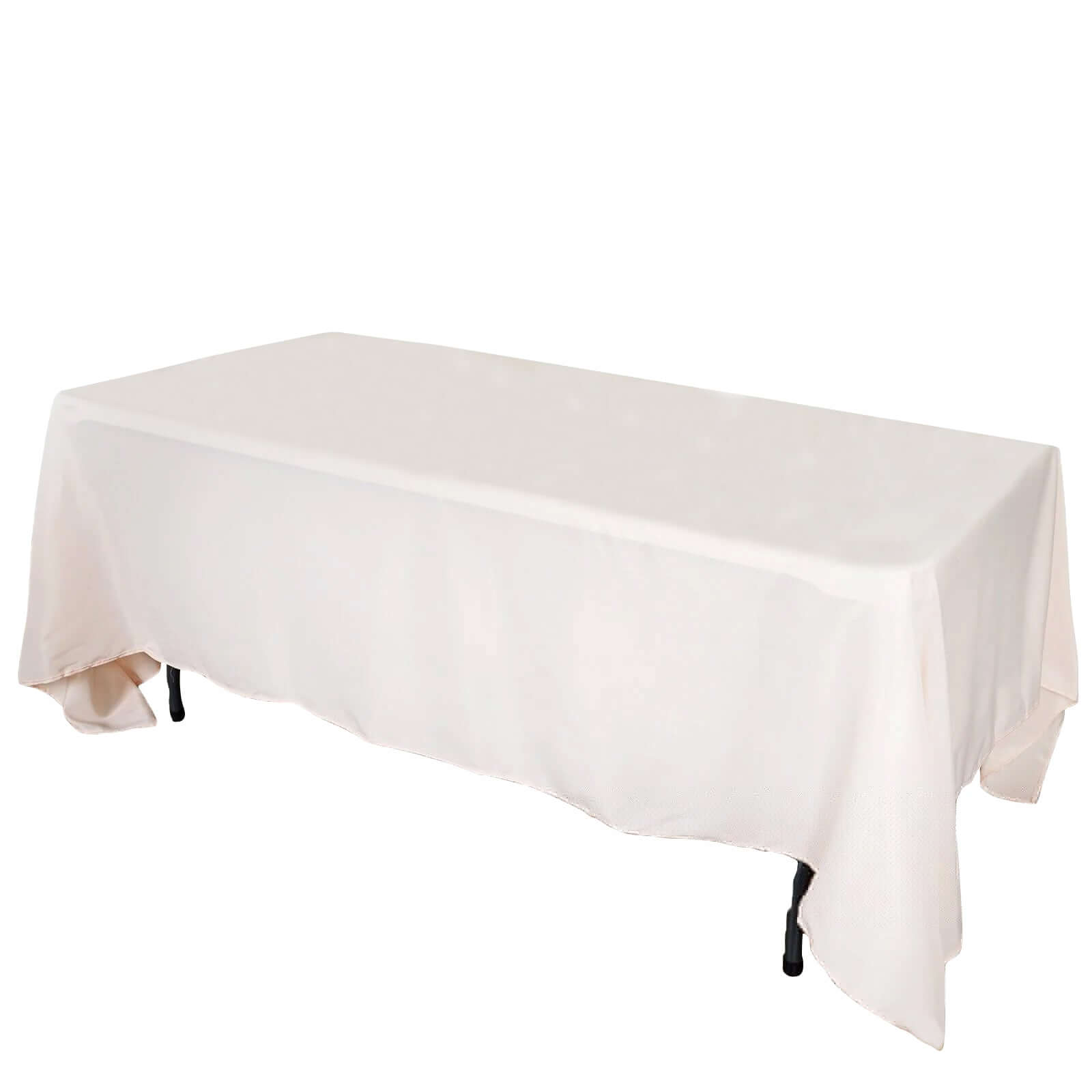 Polyester 72"x120" Rectangle Tablecloth Blush - Durable and Stylish Table Cover