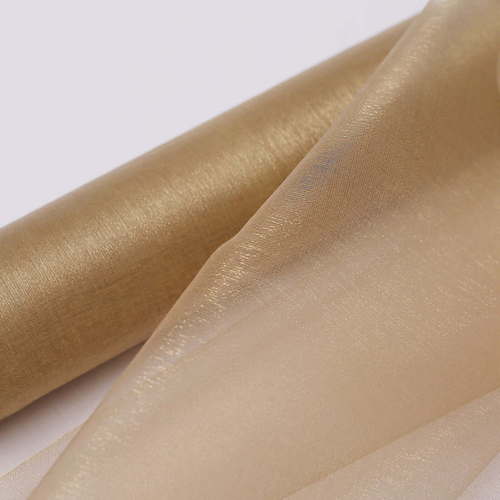 12"x10yd Natural Sheer Chiffon Fabric Bolt, DIY Voile Drapery Roll