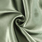 Satin Rectangular 60"x126" Tablecloth Dusty Sage Green - Smooth and Lustrous Table Cover