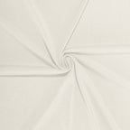 Spandex 30" Round Cocktail Table Cover Ivory - Easy to Maintain Stretch Fitted Highboy Tablecloth