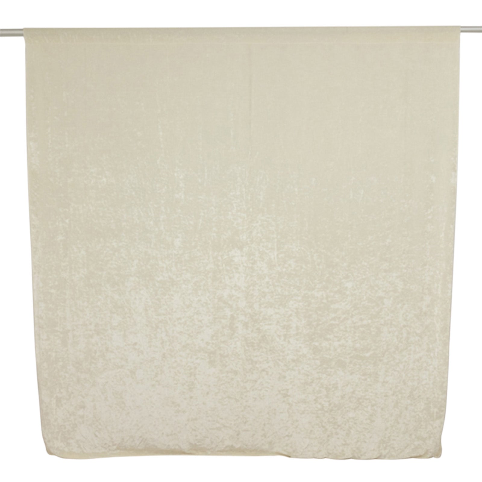 Ivory Crushed Velvet Backdrop Curtain â€“ 8ft x 8ft Event Drape with Rod Pocket, Privacy Panel for Photo Booths & Events