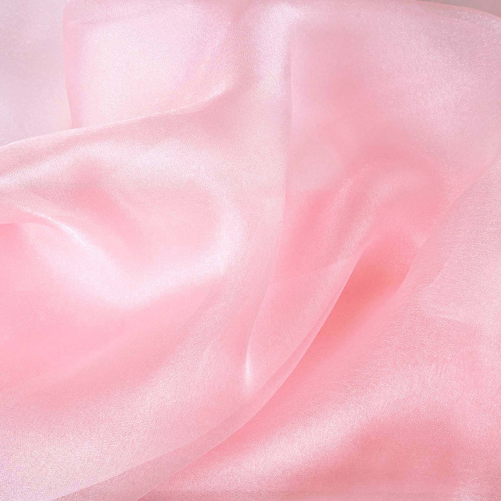 12"x10yd Pink Sheer Chiffon Fabric Bolt, DIY Voile Drapery Fabric