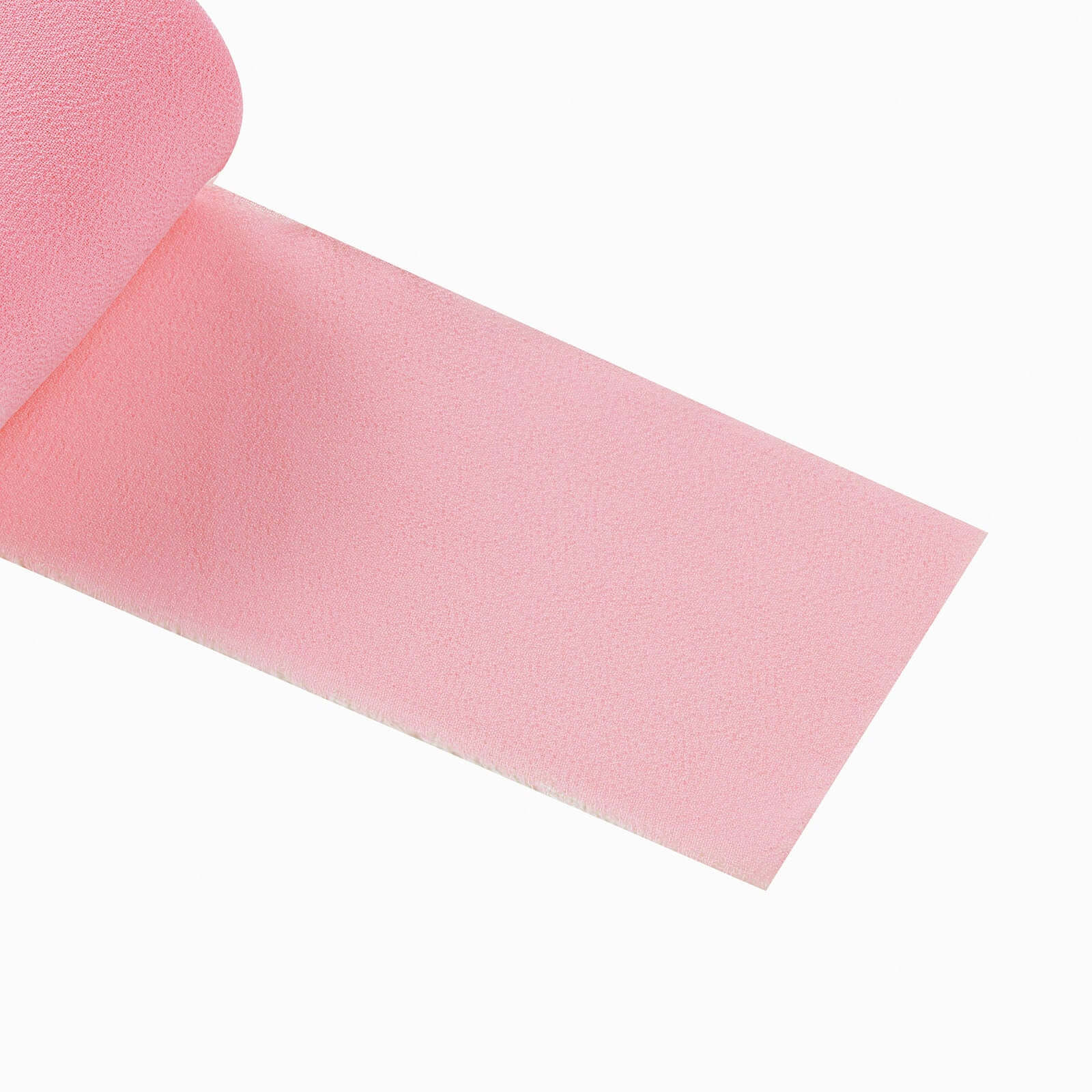 2 Pack 6yd Pink Silk-Like Chiffon Linen Ribbon Roll For Bouquets, Wedding Invitations Gift Wrapping