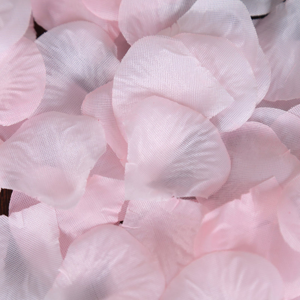 500-Pack Rose Petals Round Design Pink Silk Confetti - Decorative Scatters for Tables and Floors