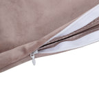 2 Pack 18" Mauve Soft Velvet Square Throw Pillow Cover