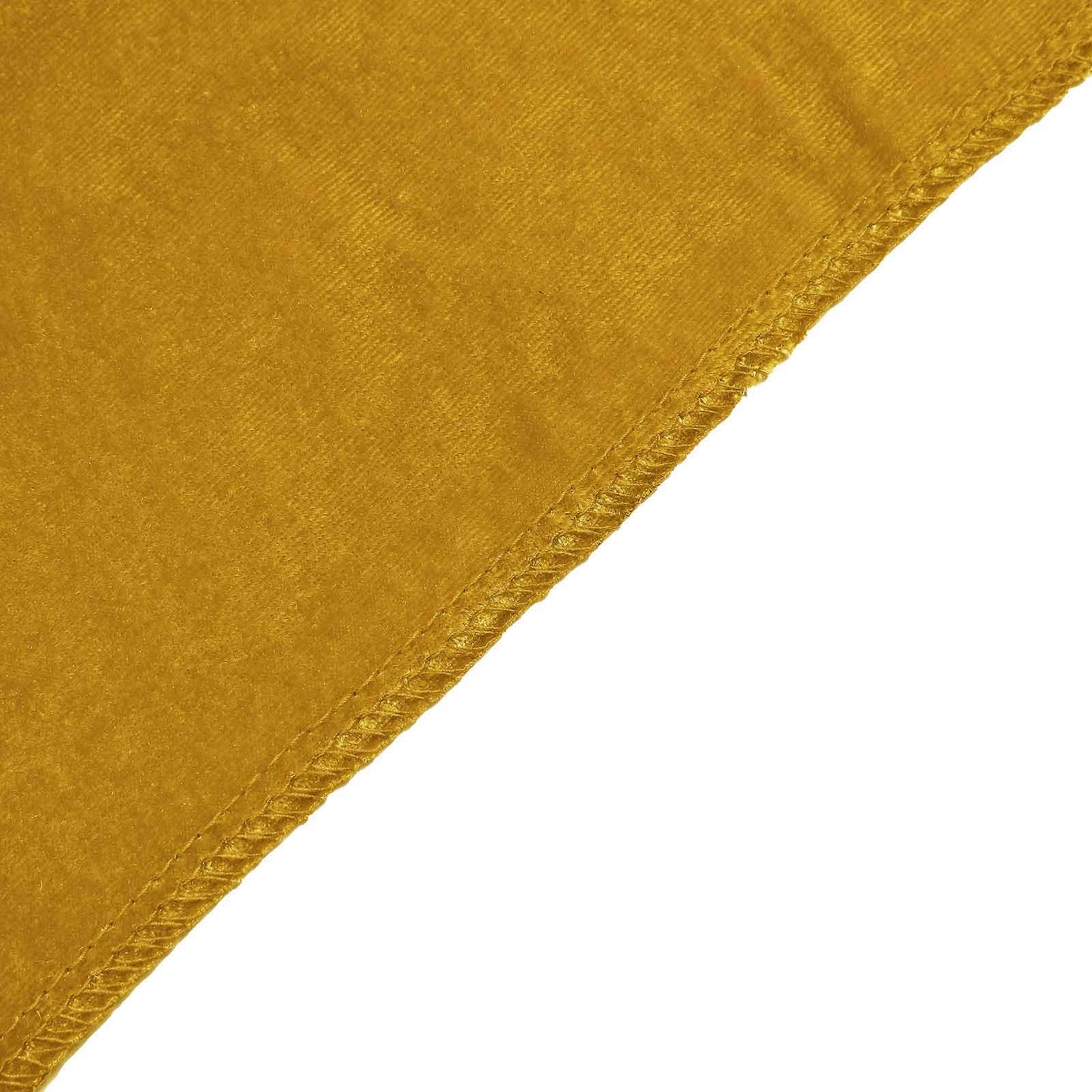 7.5ft Metallic Gold Soft Velvet Fitted Round Event Party Backdrop Cover