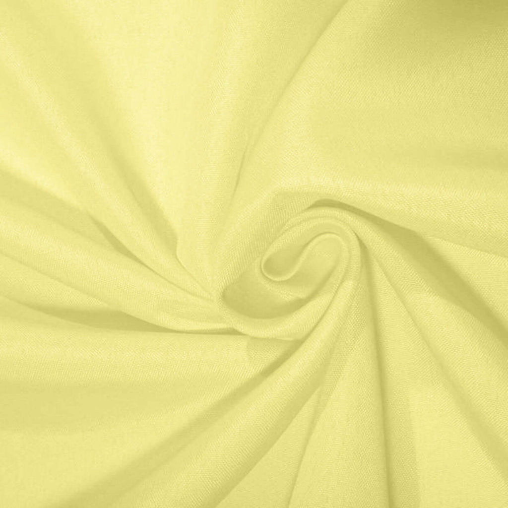 Polyester Square 54"x54" Tablecloth Yellow - Wrinkle-Resistant & Durable Table Cover