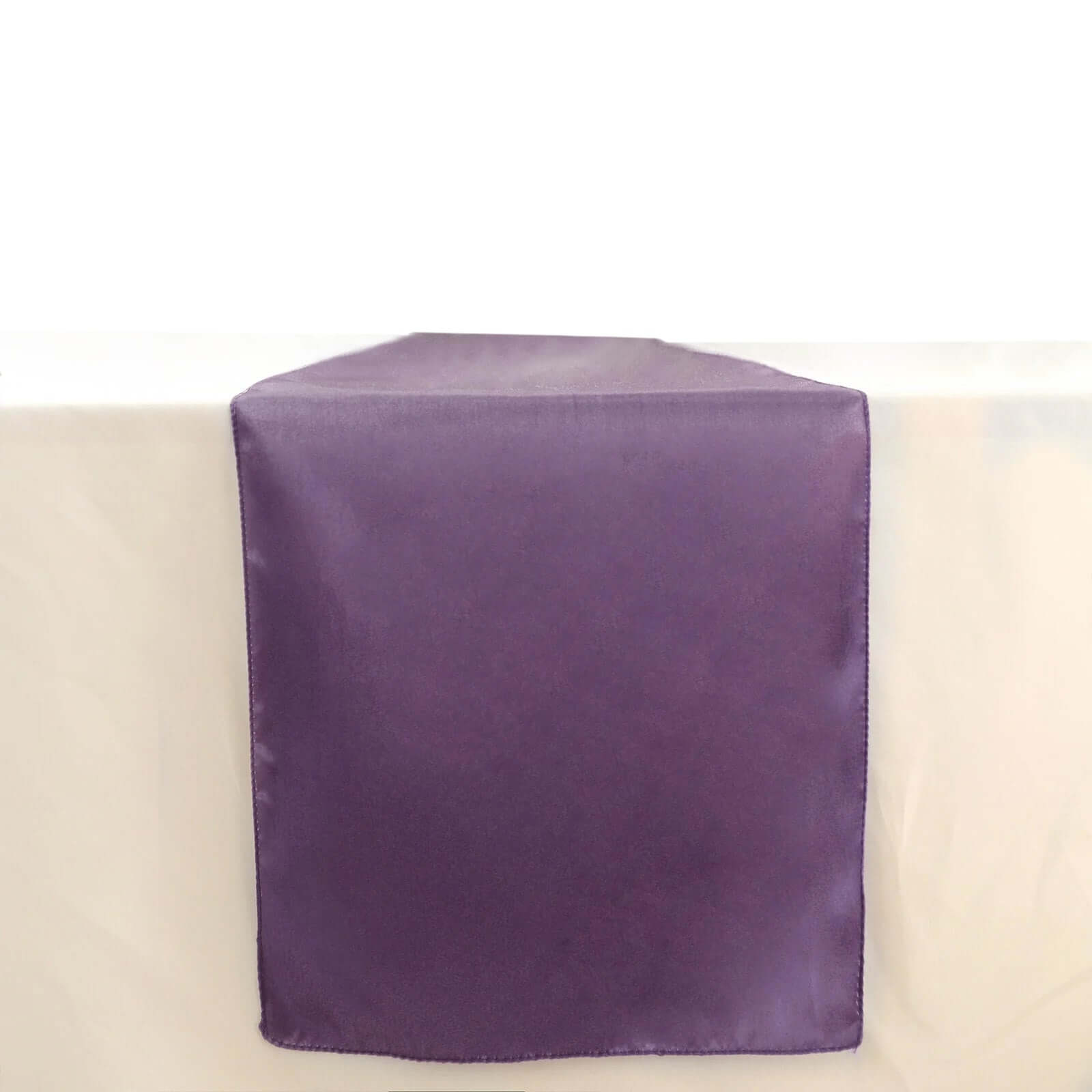 Satin 12"x108" Table Runner Violet Amethyst - Stylish Table Linen