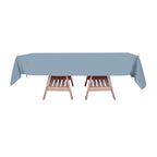 Polyester 60"x102" Rectangle Tablecloth Dusty Blue - Durable and Stylish Table Cover