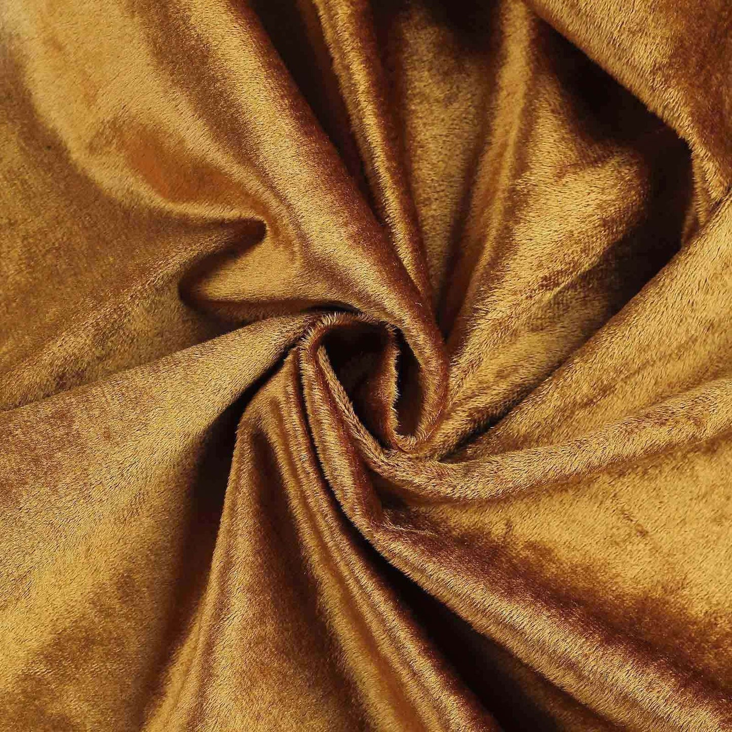 Premium Velvet 120" Round Tablecloth Gold - Reusable Soft & Seamless Table Cover for Upscale Events
