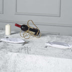 Premium Velvet 90"x156" Rectangle Tablecloth Silver - Reusable Soft & Seamless Table Cover
