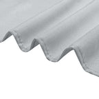 Polyester 120" Round Tablecloth Silver - Seamless Wrinkle-Resistant Table Cover