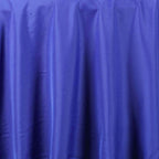 Polyester 120" Round Tablecloth Royal Blue - Seamless Wrinkle-Resistant Table Cover