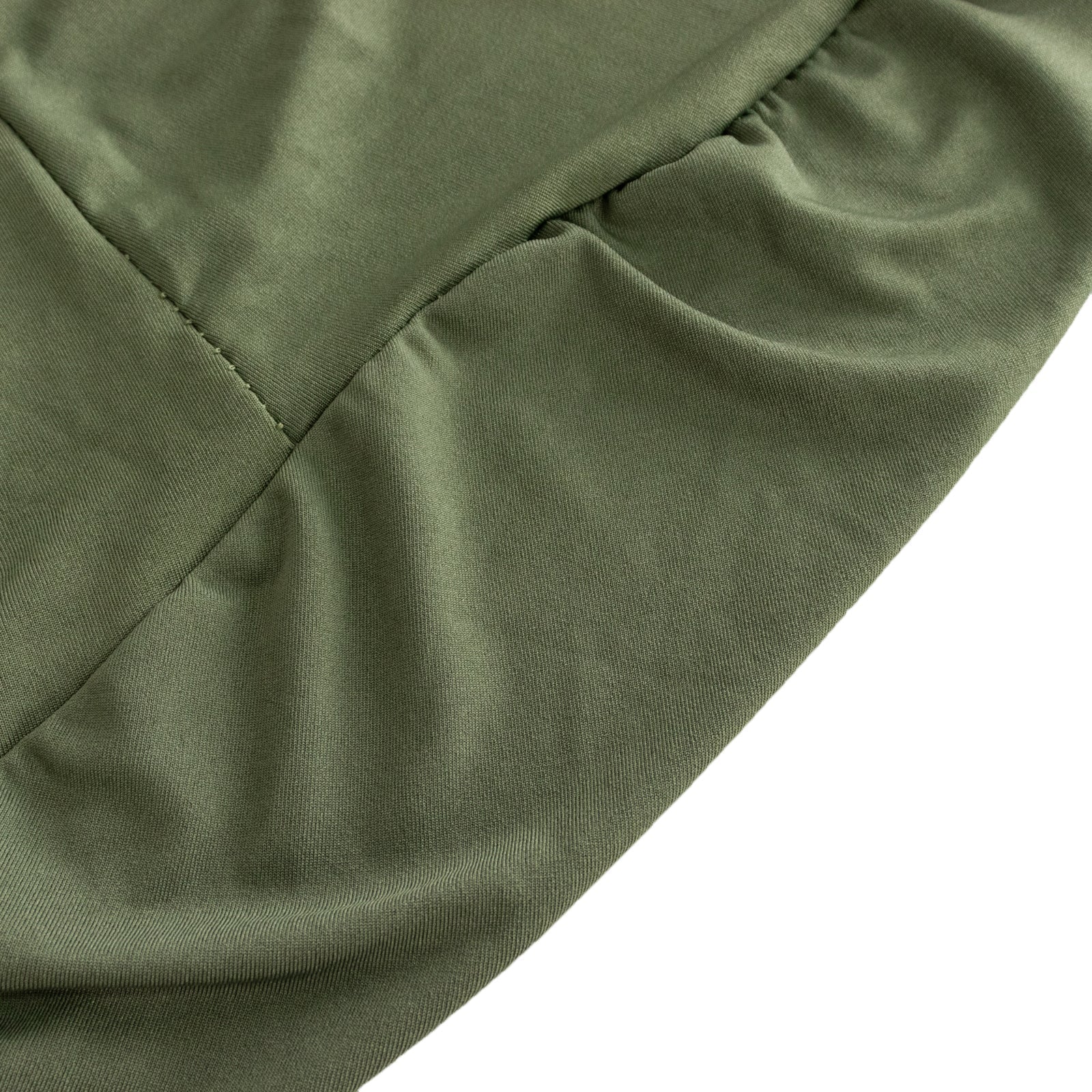 Spandex 30" Round Cocktail Table Cover Dusty Sage Green - Easy to Maintain Stretch Fitted Highboy Tablecloth - Bell Racket Store