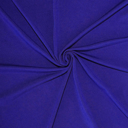 Spandex 30" Round Cocktail Table Cover Royal Blue - Easy to Maintain Stretch Fitted Highboy Tablecloth - NestOCart