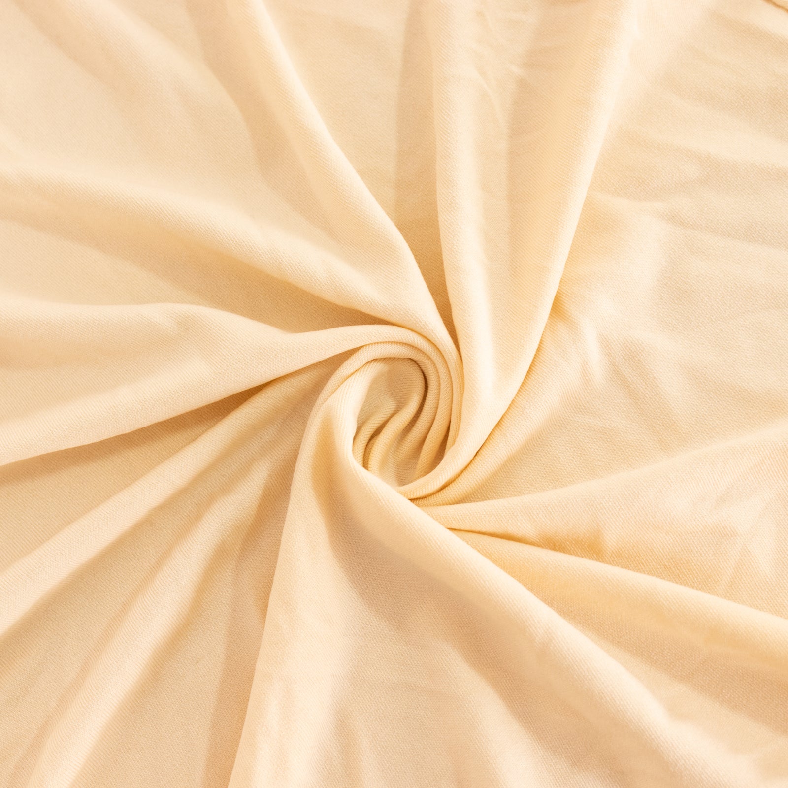 Spandex 36" Round Cocktail Table Cover Beige - Easy to Maintain Stretch Fitted Highboy Tablecloth - Bell Racket Store