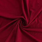 Spandex 36" Round Cocktail Table Cover Burgundy - Easy to Maintain Stretch Fitted Highboy Tablecloth - Bell Racket Store