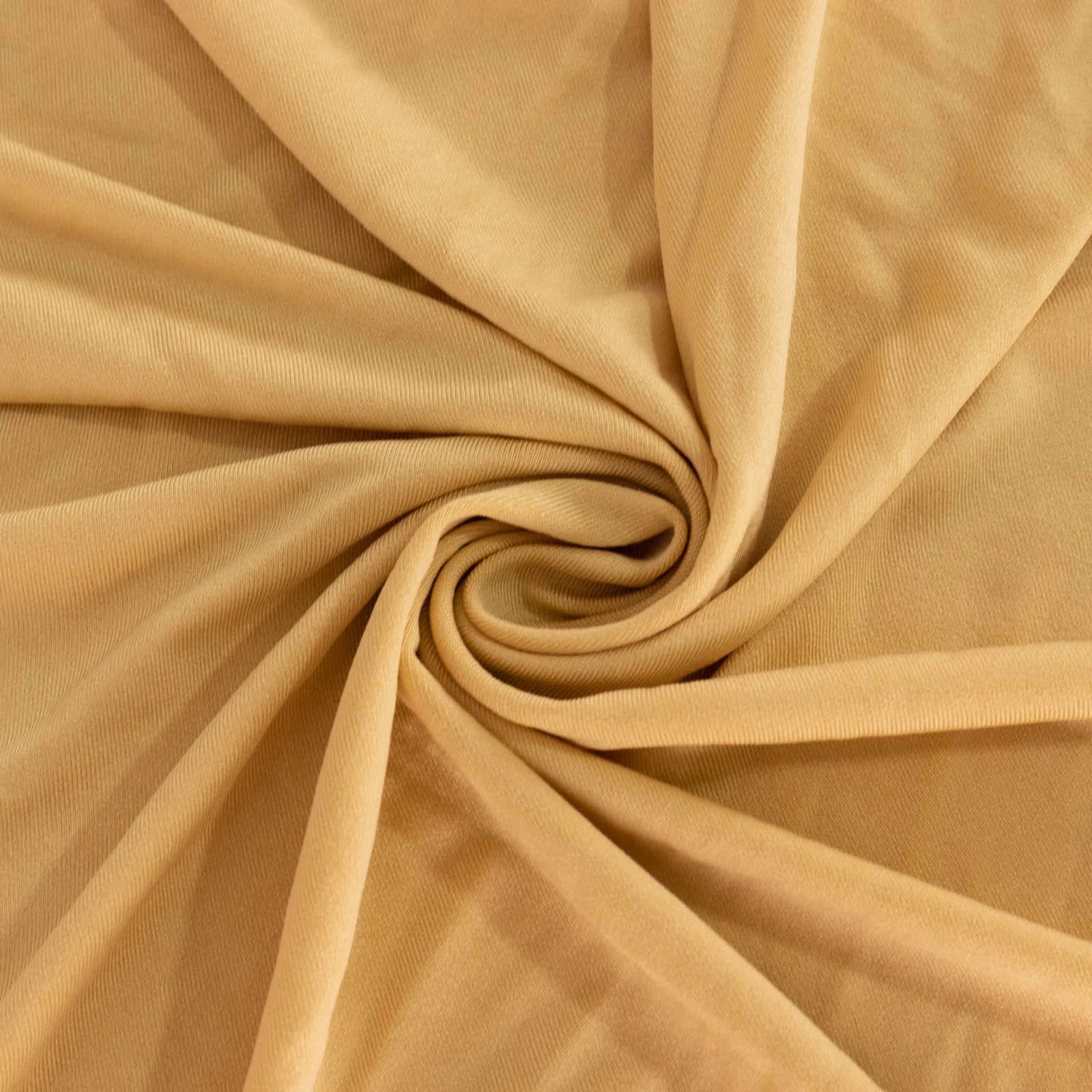 Spandex 36" Round Cocktail Table Cover Champagne - Easy to Maintain Stretch Fitted Highboy Tablecloth - Bell Racket Store