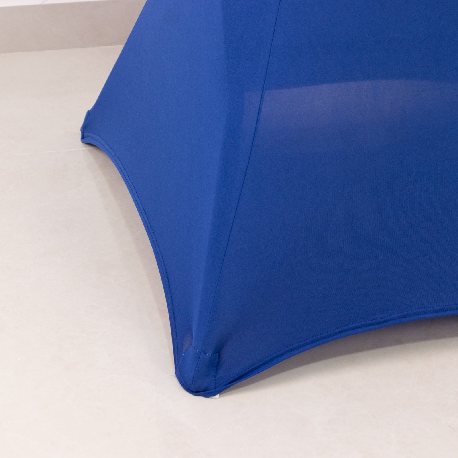 Spandex 36" Round Cocktail Table Cover Royal Blue - Easy to Maintain Stretch Fitted Highboy Tablecloth - Bell Racket Store