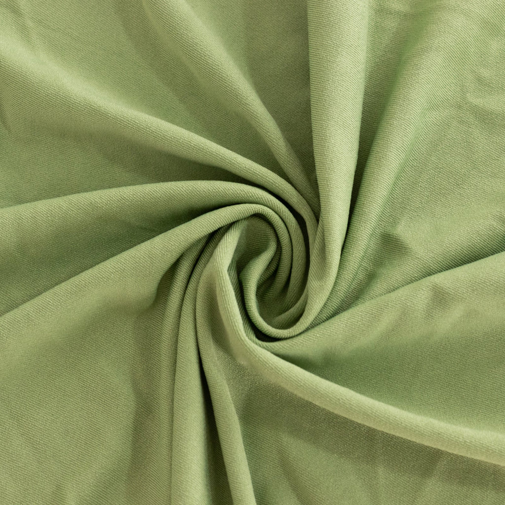Spandex 36" Round Cocktail Table Cover Sage Green - Easy to Maintain Stretch Fitted Highboy Tablecloth - Bell Racket Store