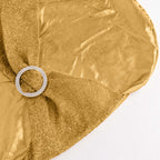 Spandex Banquet Chair Cover Metallic Gold Tinsel with Sash and Rhinestone Buckle - Luxe Shimmering Fitted Slipcover for Events - Bell Racket Store