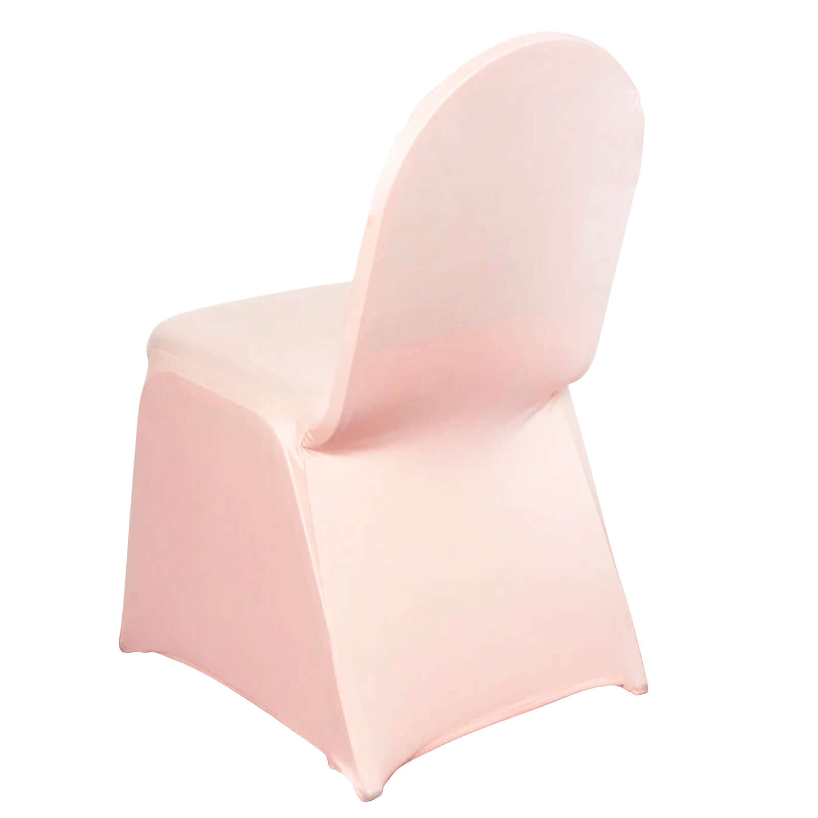 Spandex Chair Cover for Banquet Chairs Blush - Stretch 160GSM Fabric with Slip - On Slipcover - NestOCart