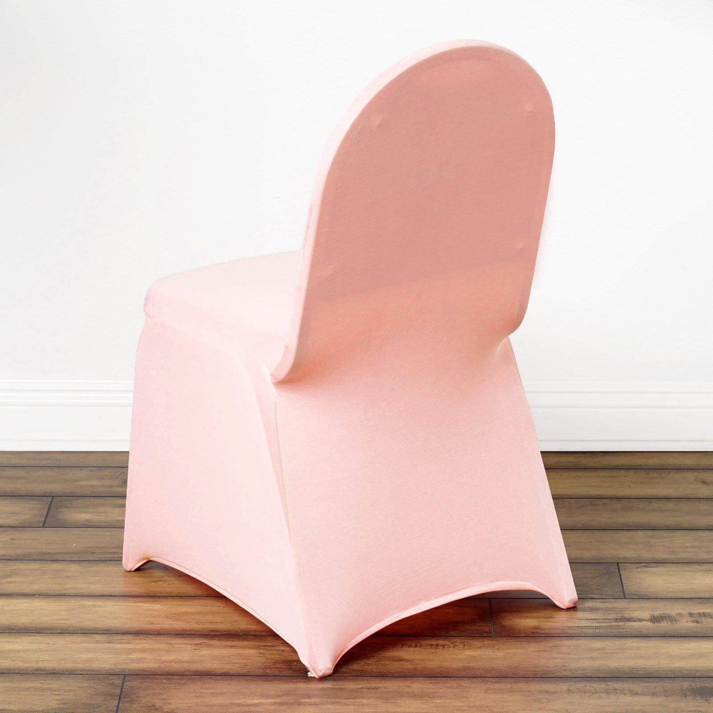 Spandex Chair Cover for Banquet Chairs Blush - Stretch 160GSM Fabric with Slip - On Slipcover - NestOCart