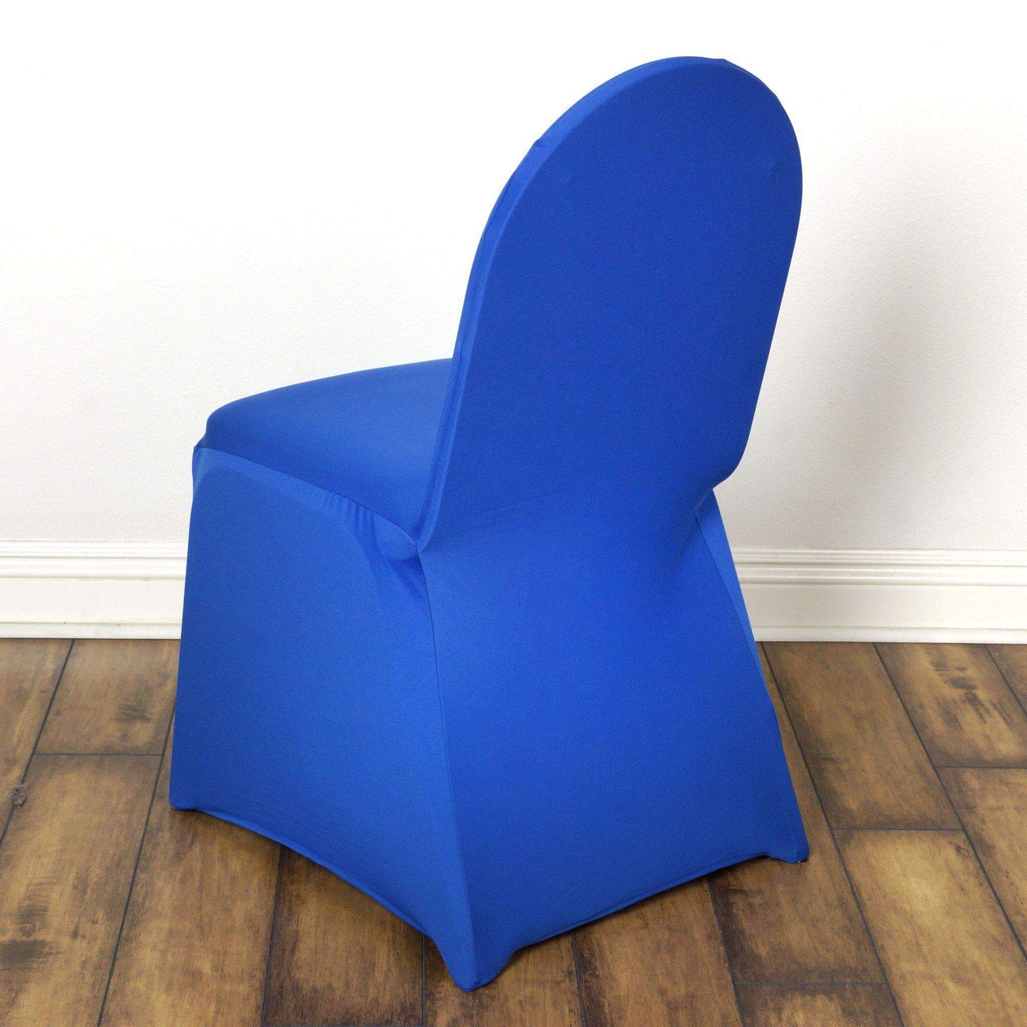 Spandex Chair Cover for Banquet Chairs Royal Blue - Stretch 160GSM Fabric with Slip - On Slipcover - NestOCart