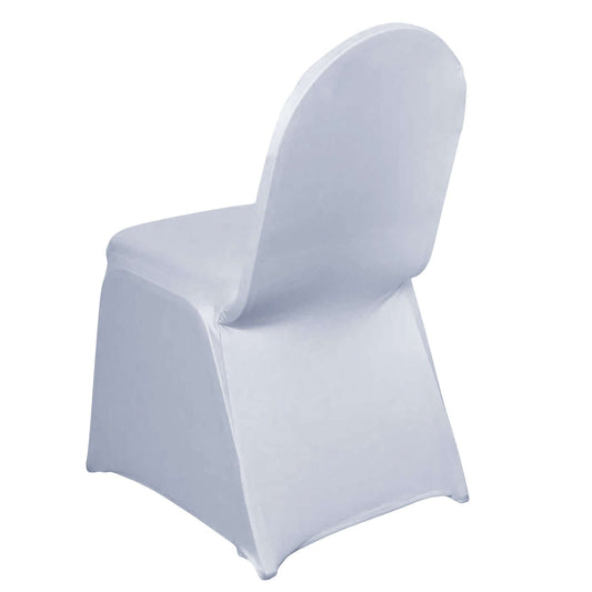 Spandex Chair Cover for Banquet Chairs White - Stylish Stretch 160GSM Fabric with Slip - On Slipcover for Sophisticated Gatherings - NestOCart