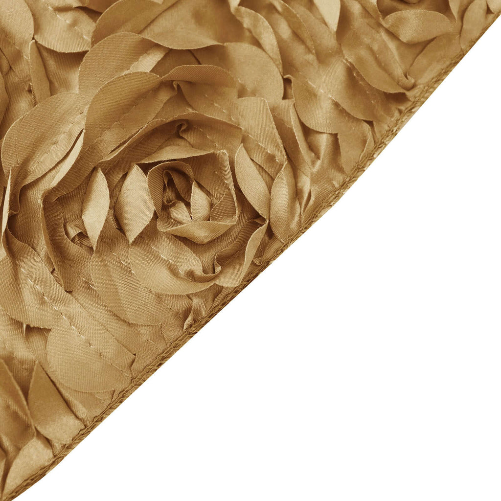 Spandex Chair Cover Gold for Folding Chairs - Durable Stretch Fitted Slipcover with Satin Rosette Design - Bell Racket Store