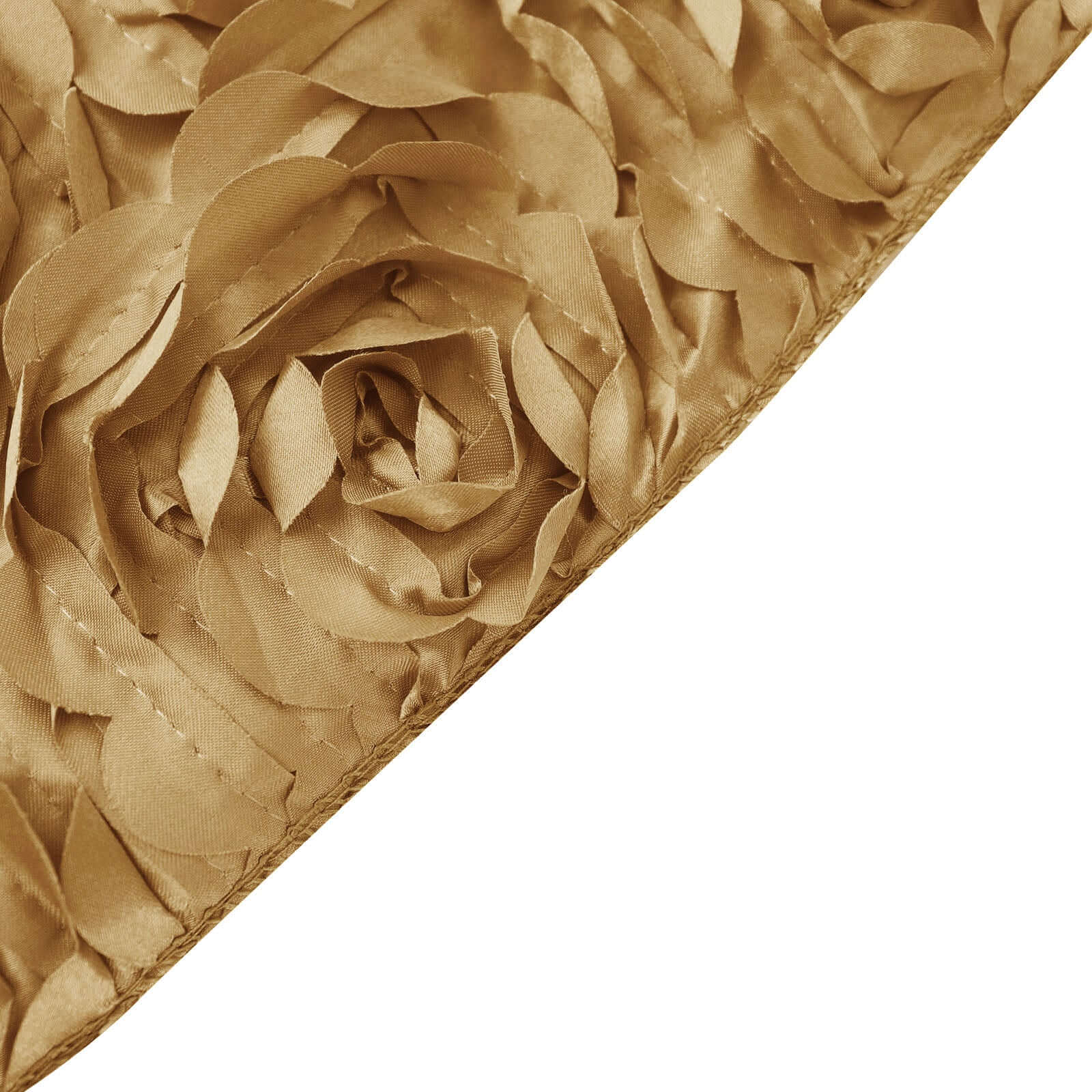 Spandex Chair Cover Gold for Folding Chairs - Durable Stretch Fitted Slipcover with Satin Rosette Design - Bell Racket Store