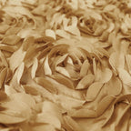 Spandex Chair Cover Gold for Folding Chairs - Durable Stretch Fitted Slipcover with Satin Rosette Design - Bell Racket Store